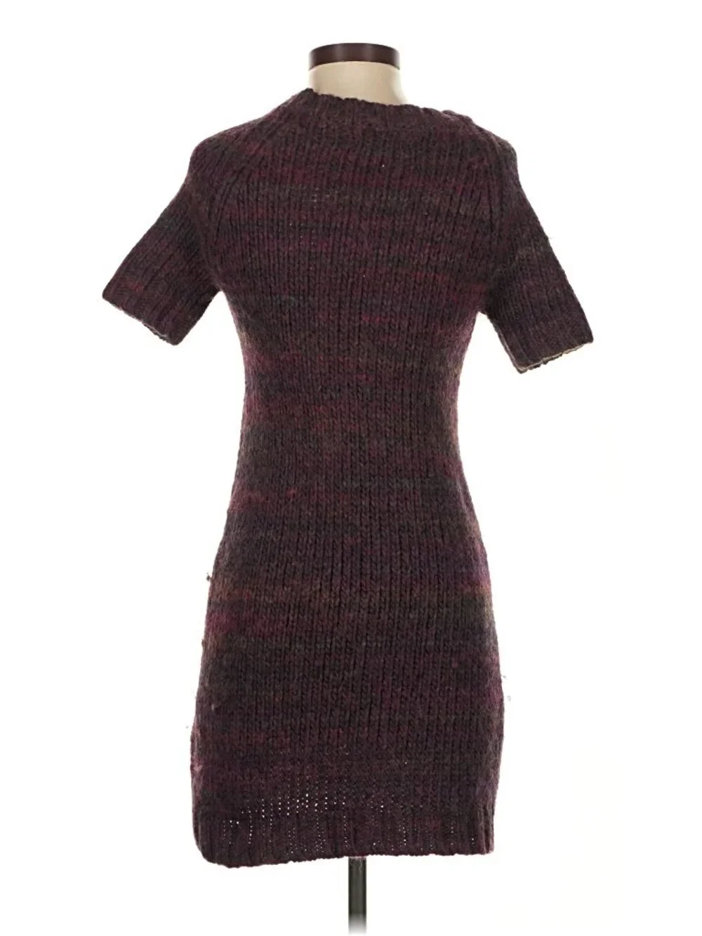 Rachel Zoe Purple Sweater Dress Size S – Wool Alpaca Blend Mini Length - Picture 3 of 6